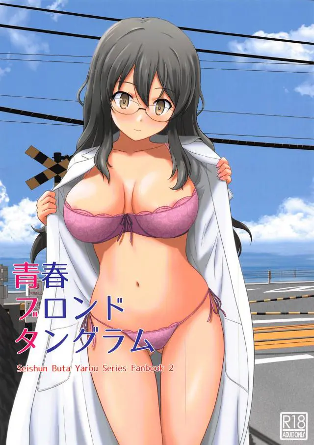 【エロ同人誌・C96】これ位しかお返しが思いつかなかったから…と巨乳な柔肌晒して混浴プレイしちゃう理央！今回だけは…とキスして始まる浮気ックス。フェラなご奉仕の後はバックなナマ挿入で痙攣イキ。騎乗位で咥え込まれ何度もハメまくる。【青春ブタ野郎シリーズ】