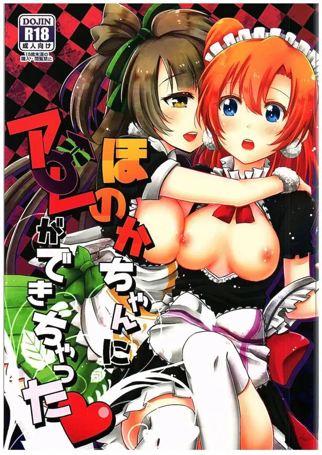 【エロ同人誌】水と間違えて希のちんこが生えてくる薬を飲んだ穂乃果が、ことりちゃんのメイド姿に勃起して激しくいちゃラブ中出し初体験する！【ラブライブ！】